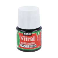 "PEBEO" Краска для стекла и металла Vitrail лаковая прозрачная арт. 050-016 оранжевый 45 мл
