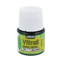 "PEBEO" Краска для стекла и металла Vitrail лаковая прозрачная арт. 050-022 золотисто-зеленый 45 мл 