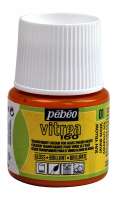 "PEBEO" Краска по стеклу глянцевая под обжиг Vitrea арт. 160/111001 солнечно-желтый 45 мл