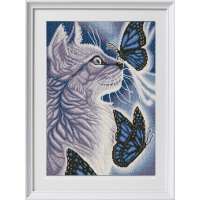 Рисунок на ткани Конёк арт. konek.1303 "Белый кот"