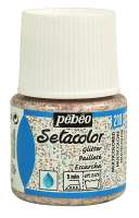 "PEBEO" Краска для светлых тканей с микро-глиттером Setacolor 45 мл арт. 329210 голографический