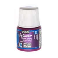 "PEBEO" Краска для темных и светлых тканей мерцающая Setacolor 45 мл арт. 295-065 фиолетовый