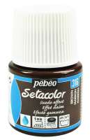 "PEBEO" Краска для темных и светлых тканей с эффектом замши Setacolor 45 мл арт. 295316 коричневый