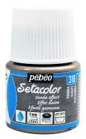 "PEBEO" Краска для темных и светлых тканей с эффектом замши Setacolor 45 мл арт. 295318 серая галька