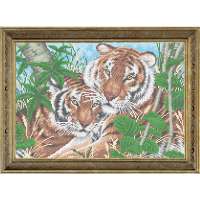 Рисунок на ткани RK LARKES арт. larkes.К3474 "Тигры"