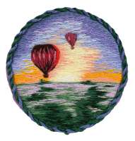 Набор для вышивания "ПАННА" "Живая картина" арт. panna.JK-2185 "Брошь. Воздушные шары"