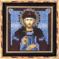 Рисунок на ткани Вышивальная мозаика арт. 4121 Икона Св. Князь Борис