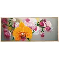 Рисунок на ткани (Бисер) КОНЁК арт. konek.8496 Нежные орхидеи