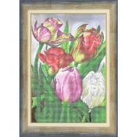 Рисунок на ткани RK LARKES арт. larkes.К3384 "Тюльпаны"