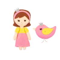 Набор для изготовления игрушек "Miadolla" арт. miadolla.TF-0229 Сказочная принцесса