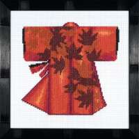 Набор для вышивания LANARTE арт. lanarte.PN-0008205 "Kimono - red"
