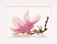 Набор для вышивания LANARTE  арт. lanarte.PN-0008304 "Magnolia twig with flower"