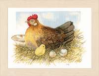 Набор для вышивания LANARTE арт. lanarte.PN-0165381 "Mother hen"