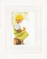 Набор для вышивания LANARTE арт. lanarte.PN-0021213 "Girl with apple"
