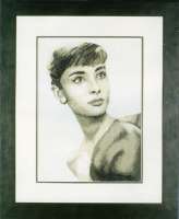 Набор для вышивания LANARTE арт. lanarte.PN-0008255 "Audrey Hepburn"