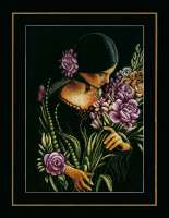 Набор для вышивания LANARTE арт. lanarte.PN-0165378 "Woman & flowers"