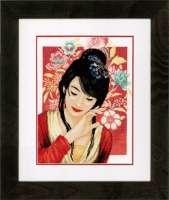 Набор для вышивания LANARTE  арт. lanarte.PN-0150000 "Asian flower girl"
