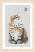 Набор для вышивания LANARTE арт. lanarte.PN-0171041 "Forest cat"