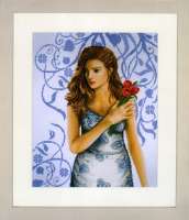 Набор для вышивания LANARTE арт. lanarte.PN-0008259 "Lady in blue"