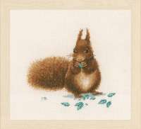 Набор для вышивания LANARTE арт. lanarte.PN-0175673 "Squirrel"