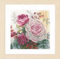 Набор для вышивания LANARTE арт. lanarte.PN-0165376 "Pink rose"