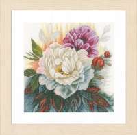 Набор для вышивания LANARTE  арт. lanarte.PN-0165377 "White rose"