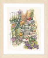Набор для вышивания LANARTE  арт. lanarte.PN-0169680 "Flower stairs"