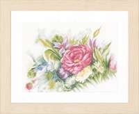 Набор для вышивания LANARTE арт. lanarte.PN-0156942 "Watercolor flowers"