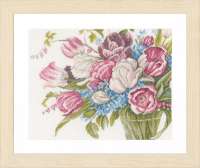Набор для вышивания LANARTE арт. lanarte.PN-0158327 "Pretty bouquet of flowers"