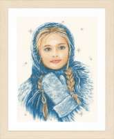 Набор для вышивания LANARTE арт. lanarte.PN-0169674 "Winter girl"