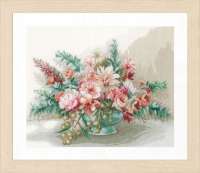 Набор для вышивания LANARTE арт. lanarte.PN-0169794 "Bouquet of flowers"