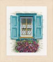 Набор для вышивания LANARTE  арт. lanarte.PN-0167123 "Window with shutters"
