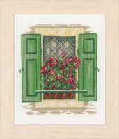 Набор для вышивания LANARTE арт. lanarte.PN-0167122 "Window with shutters"