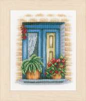 Набор для вышивания LANARTE  арт. lanarte.PN-0167121 "Blue window"
