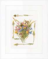 Набор для вышивания LANARTE  арт. lanarte.PN-0148165 "Field bouquet"