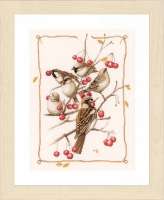 Набор для вышивания LANARTE  арт. lanarte.PN-0162298 "Sparrows and currant"