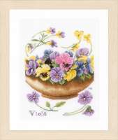 Набор для вышивания LANARTE арт. lanarte.PN-0168600 "Violets"