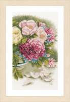 Набор для вышивания LANARTE арт. lanarte.PN-0167126 "Peony roses"