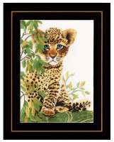 Набор для вышивания LANARTE арт. lanarte.PN-0158160 "Little panther"