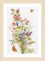 Набор для вышивания LANARTE арт. lanarte.PN-0155693 "Field flowers"
