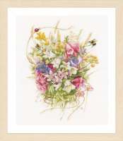 Набор для вышивания LANARTE  арт. lanarte.PN-0144527 "Summer bouquet"