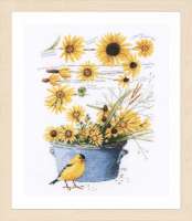 Набор для вышивания LANARTE арт. lanarte.PN-0172914 "Helianthus sunflowers"