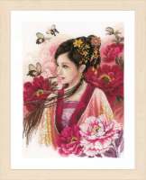 Набор для вышивания LANARTE арт. lanarte.PN-0170199 "Asian lady in pink"