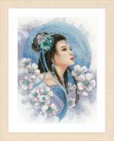Набор для вышивания LANARTE арт. lanarte.PN-0169168 "Asian lady in blue"