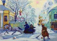 Набор для вышивания МАРЬЯ ИСКУСНИЦА арт 06.003.06 Морозный день по картине Б. Кустодиева