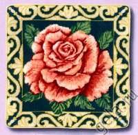 Набор для вышивания CANDAMAR DESIGN арт. 30945 Подушка роза