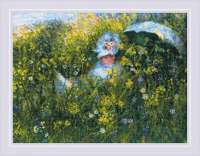 Набор для вышивания РИОЛИС арт. riolis.1850 На лугу по мотивам картины К.Моне