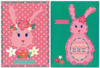 Набор для вышивания VERVACO арт. vervaco.PN-0157041 "Кролики" на перфорированной бумаге