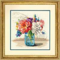 Набор для вышивания DIMENSIONS арт.70-35334 Букет из садовых цветов