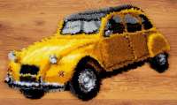 Набор для вышивания коврика VERVACO арт. vervaco.PN-0149512 "Старый желтый автомобиль"